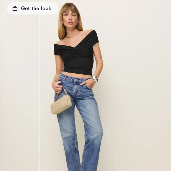 Reformation Ezlynn Off-shoulder Top - Picture 2 of 10